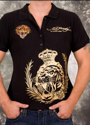 Брендовая футболка ed hardy.