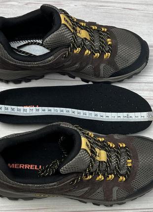 Merrell waterproof оригинальные кожаные трекинговые кроссовки7 фото