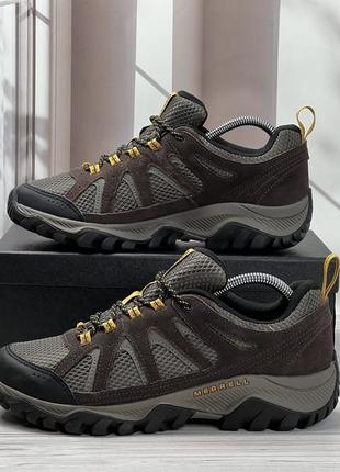 Merrell waterproof оригинальные кожаные трекинговые кроссовки4 фото