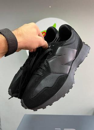 Кроссовки new balance 327 triple black