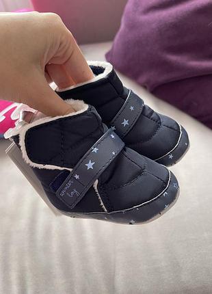 Утеплені чобітки-пінетки від cool club