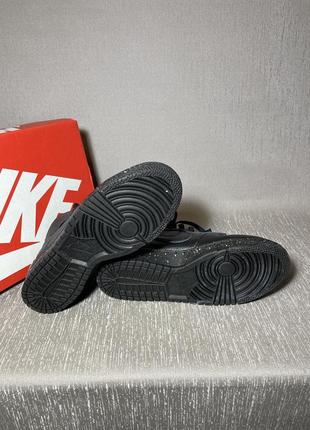 Оригинальные високие кожаные кроссовки nike dunk8 фото
