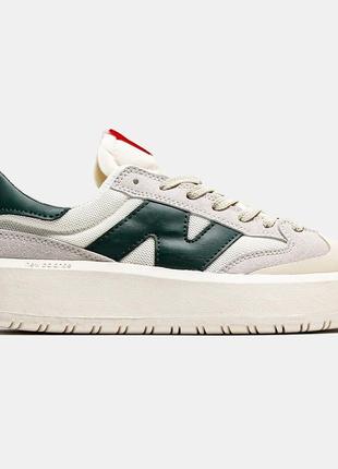 Кроссовки женские nb ct302 white nightwatch green2 фото