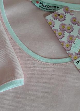 Красивое,качественное,молодежное,спортивное прогулочное платье-трапеция pink daisy8 фото