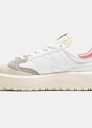 Кроссовки женские nb ct302 white natural pink3 фото