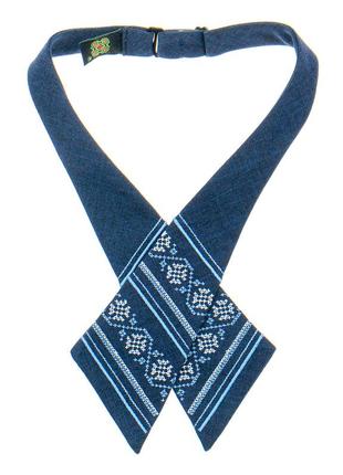 Крос краватка з вишивкою2 фото