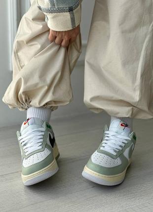 Кросівки nike  af 1 low olive9 фото