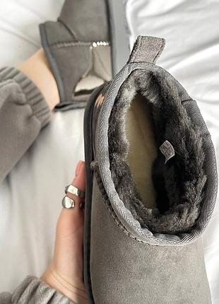 Уггі угги уги угі ugg ultra mini gray lacquer premium