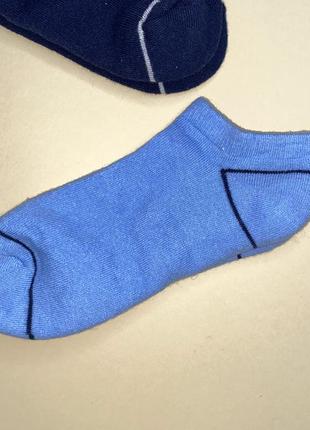 Укорочені махрові носки блакитного та темно синього кольорів. // розмір: 35/383 фото