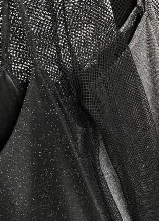 Жіноча ошатна сукня 08/10/36 плаття вільного крою люрекс +  сітка  (42/44;46/48 розміри )5 фото