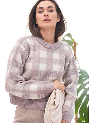 Укорочений вʼязаний джемпер