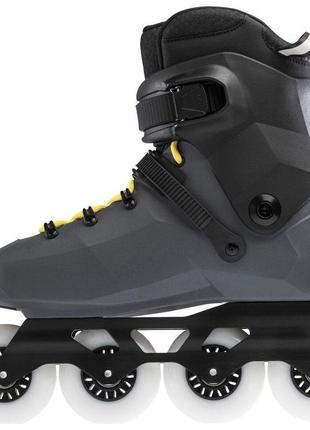 Ролики rollerblade twister edge anthracite yellow 2022 46 404 фото