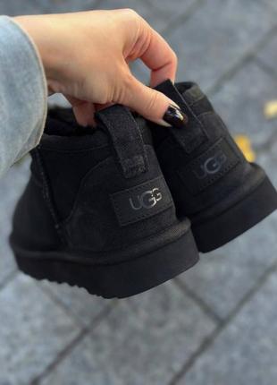 Угги угги угги ugg ultra mini black5 фото