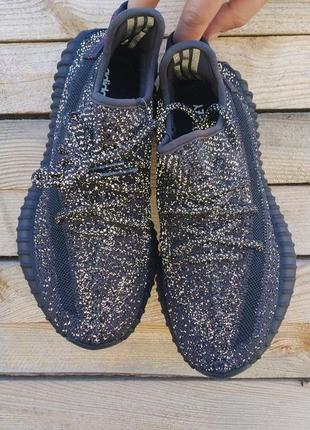 Кросівки adidas yeezy boost 350 v2 black static reflective кроссовки2 фото