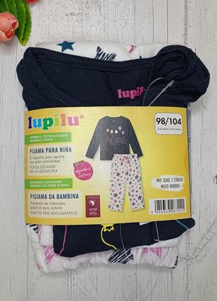 Пижама lupilu для девочки (98-104)4 фото