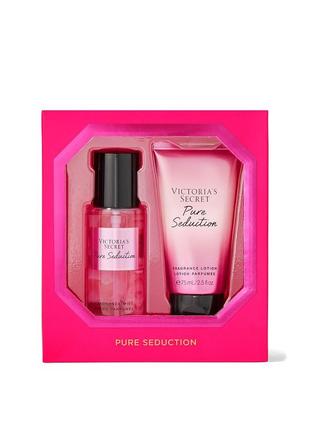 Подарочный набор pure seduction от victoria’s secret спрей и лосьон в мини-формате