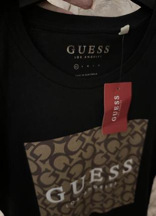 Стильна футболка guess оригінал xs3 фото