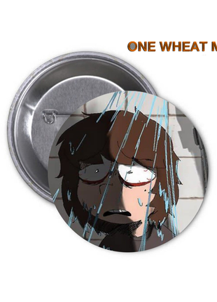 Значок one wheat mark одна пшенична марка