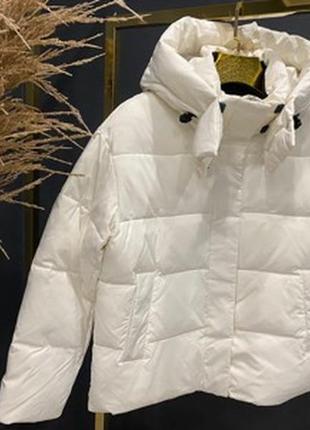 Куртка женская зимняя  холлофайбер рукава с эластичной резинкой (42-44-46-48-50) amodeski - это мода и стиль4 фото
