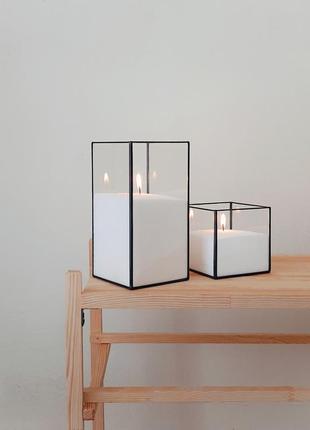 Насыпные свечи, набор из 2х шт. воск в комплекте (20,10см). подарочный набор свечей. свеча длительного горения6 фото