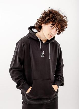 Мужское худи australian punch hoodie fleece  черный s (7dhcufe0062-003 s)