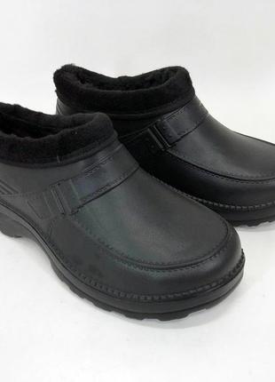 Мужские ботинки литые утепленные, ,бурки войлочные, бурки дедуши, бурки для дома. размер 438 фото