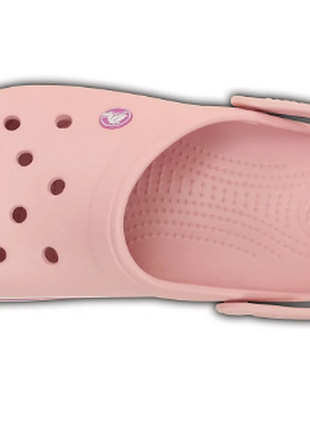 Кроксы женские пудровые crocs crocband4 фото