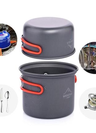 Набор посуды для туризма widesea wsc-101 для активного отдыха на 2 персоны