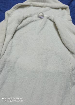 Теплый халат с капюшоном4 фото