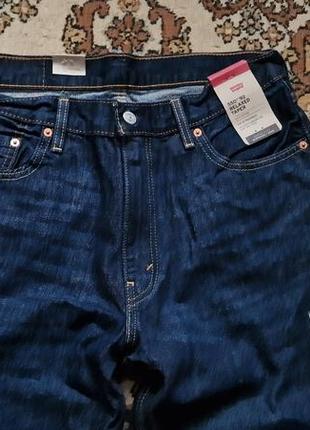 Брендовые фирменные зимние демисезонные джинсы levi's 550 92,новые с бирками, оригинал из сша, размер 33/32.3 фото