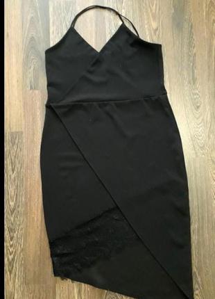 Плаття плаття плаття сукня на запах чорне2 фото