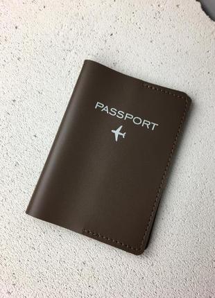 Акція!!!обкладинка на паспорт зі шкіри, hand made, обложка на паспорт