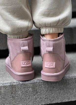 Уггі ugg pink (лаковый задник)4 фото