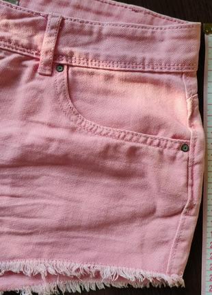 Джинсові шорти рожеві4 фото