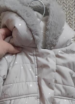 Зимова тепла курточка 9-12м3 фото