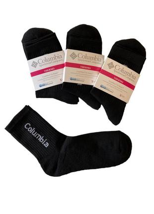 Комплект чоловічих термоносків columbia 12 пар 36-40 розмір с3036 зимових теплі вовняні шкарпетки зима до4 фото