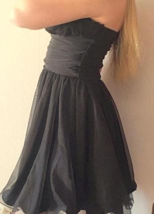 Волшебное нежное платье бюстье 40р(l)3 фото