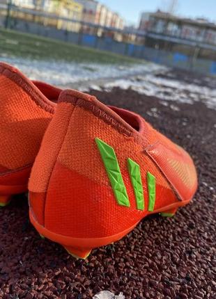 Бутсы без шнурков шиповки сороконожки оригинал adidas predator edge обувь для футбола р32/19.5см  mbappe messi ronaldo3 фото