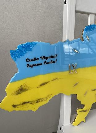 Часы карта украины4 фото