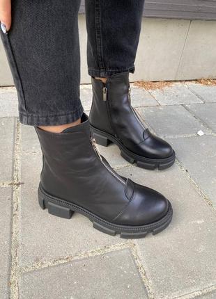 Ботинки кожа зима