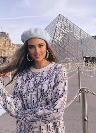 Свитшот реглан кофта в стиле christian dior