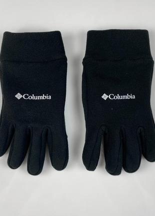 Рукавиці чоловічі columbia з3038 флісові рукавички зимові теплі зима коламбія1 фото