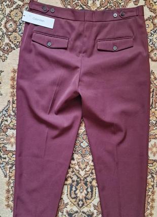 Брендовые фирменные шерстяные шерстяные шерстяные брюки calvin klein,оригинал,новые с бирками,размер 50(м,34).