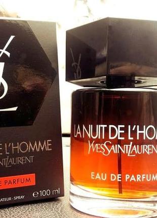 Yves saint laurent la nuit de l'homme edp💥оригинал 3 мл распив аромата затест3 фото