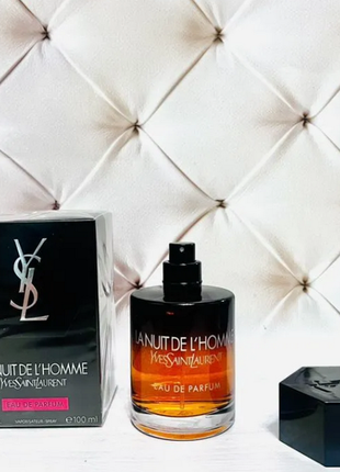 Yves saint laurent la nuit de l'homme edp💥оригинал 3 мл распив аромата затест5 фото