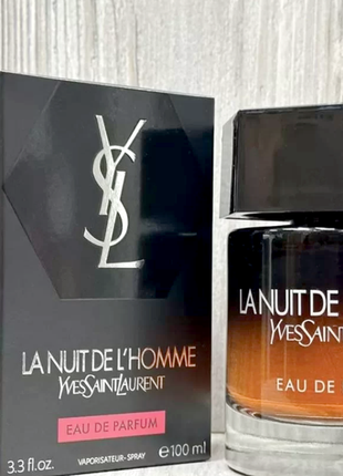 Yves saint laurent la nuit de l'homme edp💥оригинал 3 мл распив аромата затест6 фото