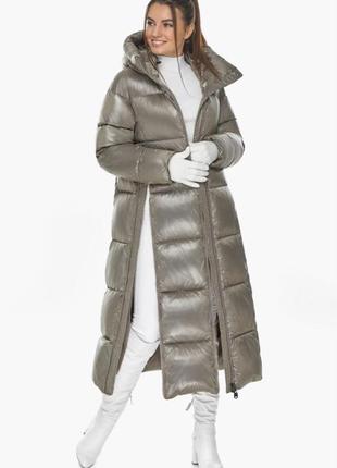 Женская зимняя курточка удлиненная5 фото