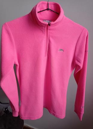 Флиска неоново-розовая флисовая кофта для девочки 11-12 лет trespass