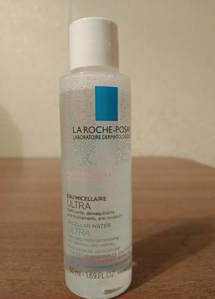 La roche-posay micellar water ultra for reactive skin. мицеллярный раствор для гиперчувствительной.