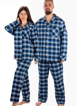 Стильная пижама для мужчин байковая3 фото